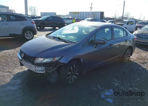 2015 Honda Civic Ex-L from USA, damaged, VIN 19XFB2F9XFE227492